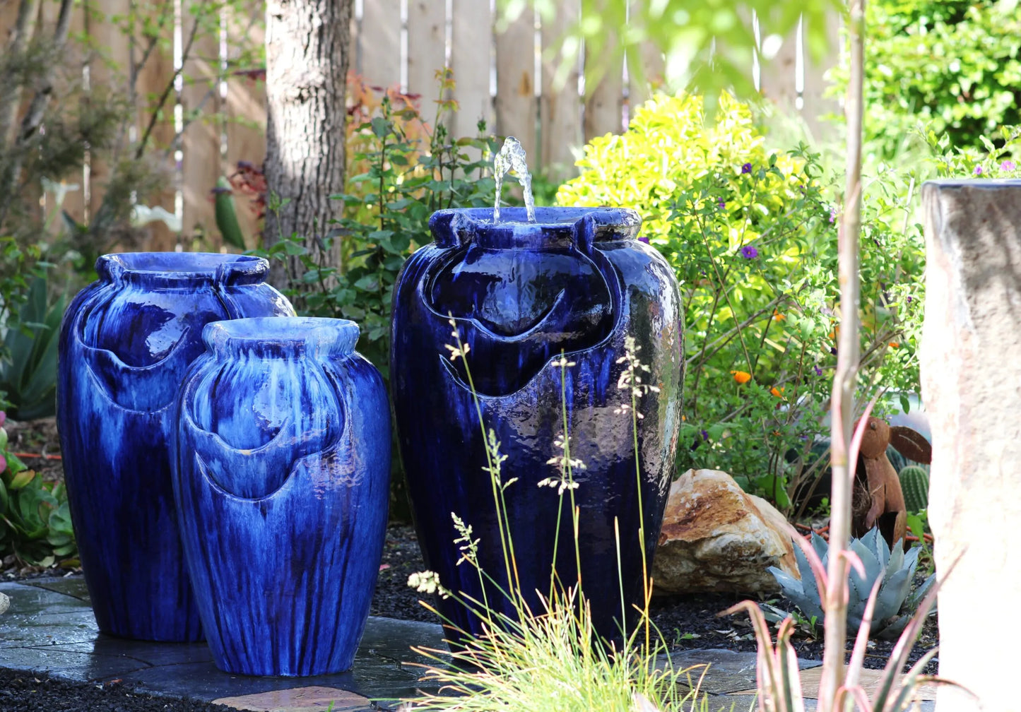 Tea Garden Fountain ( Blossom Blue)