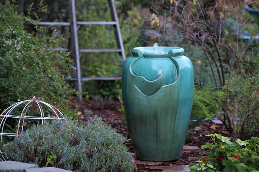 Tea Garden Fountain ( Rustic Green )