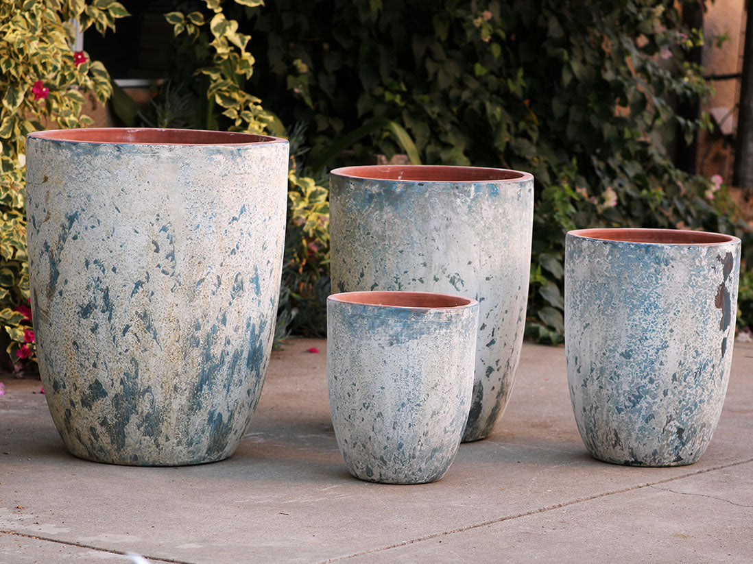 Tall Milano Cone Planters - Set of 4