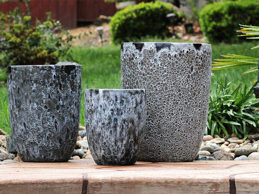 Tall Milano Cone Planter - Set of 3