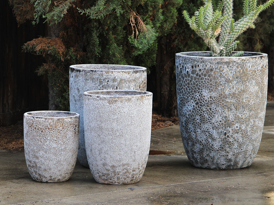 Tall Milano Cone Planters - Set of 4