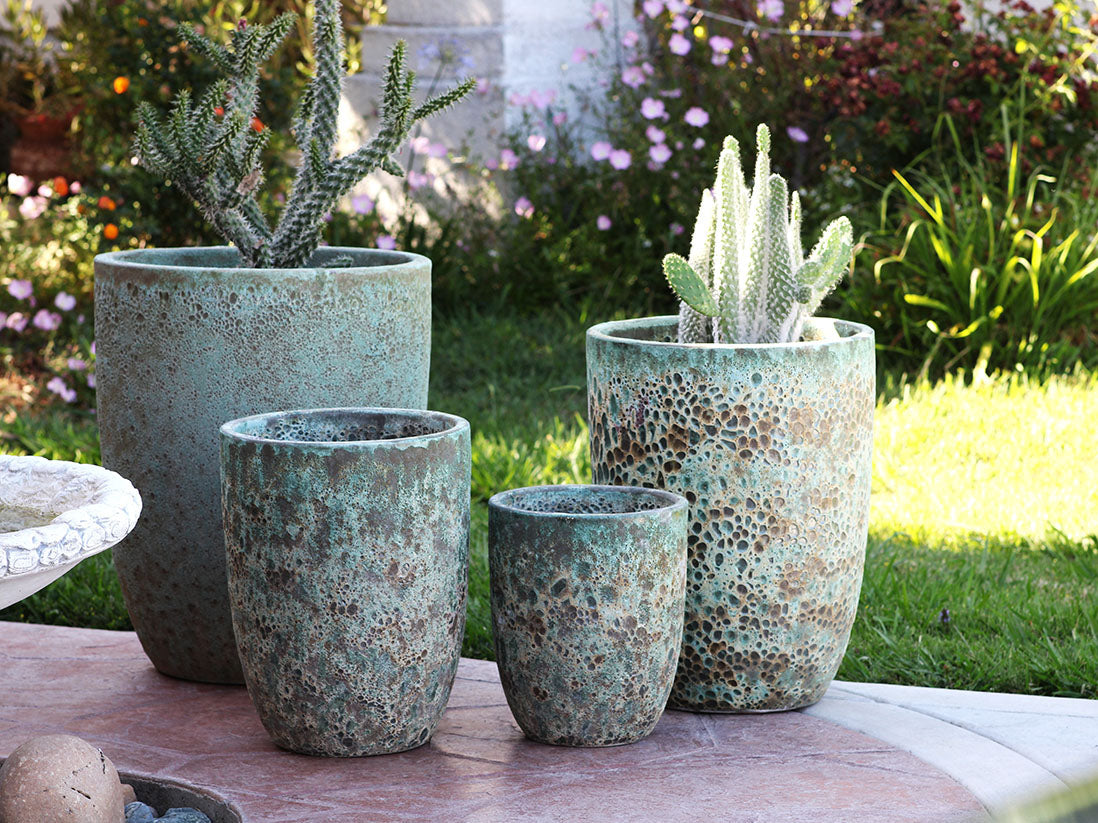 Tall Milano Cone Planters - Set of 4