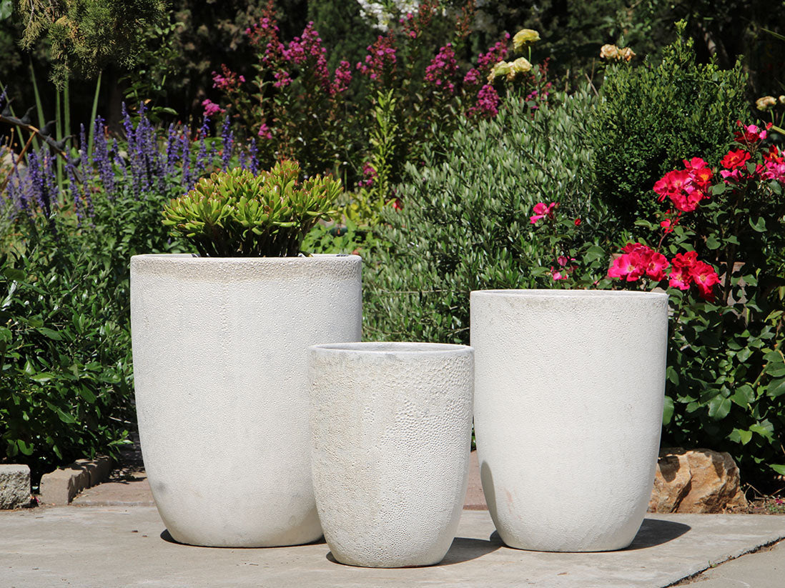 Tall Milano Cone Planter - Set of 3