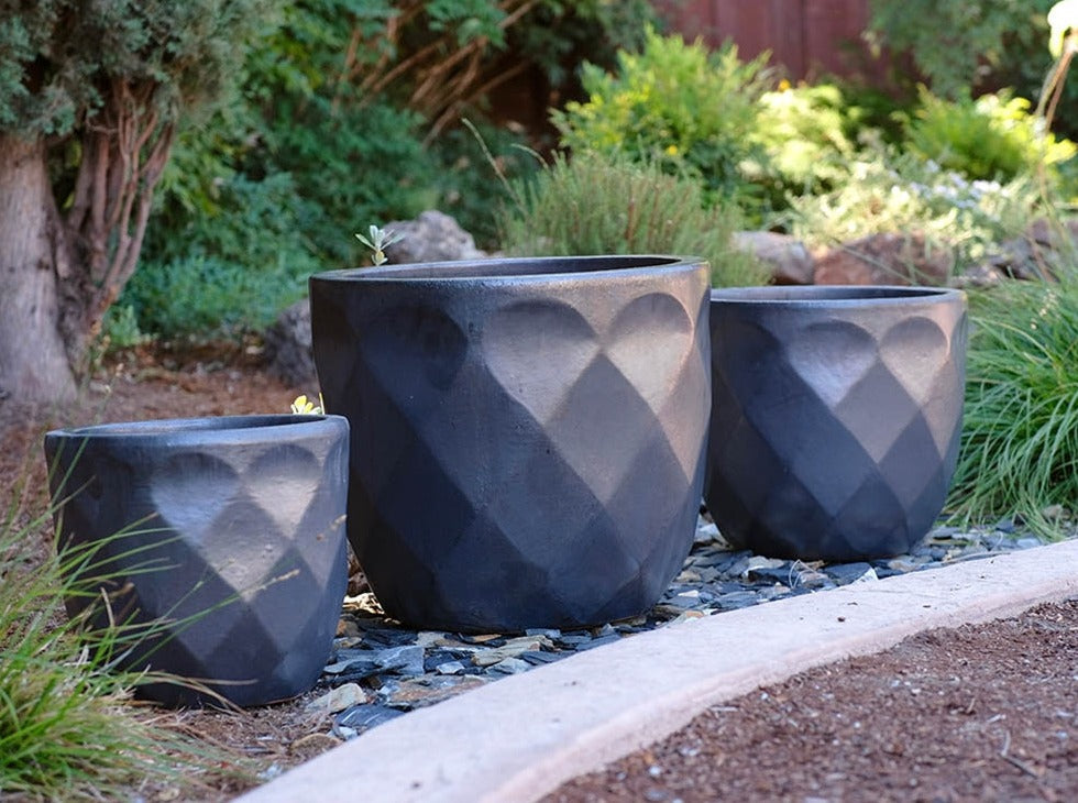 Diamond Planter - Set of 3