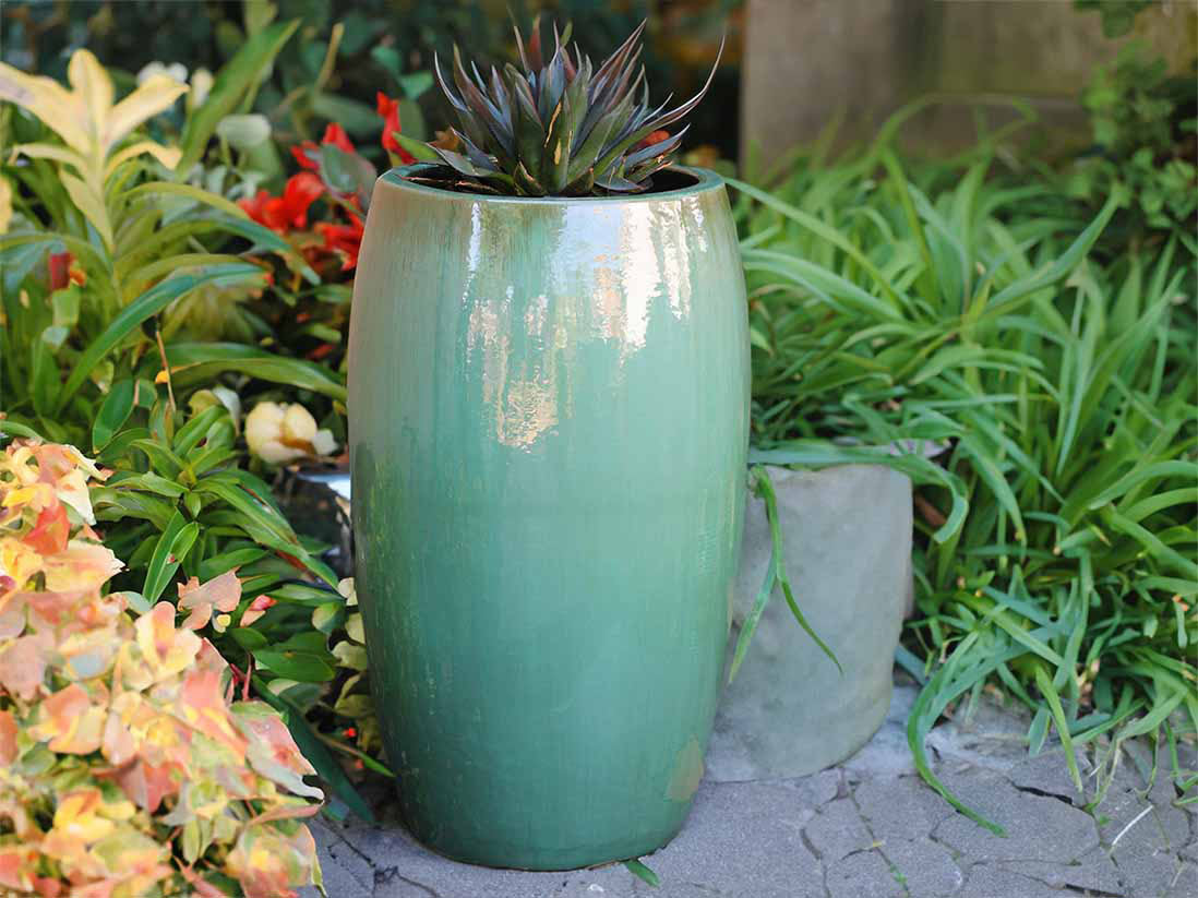 Drum Shaped Planter